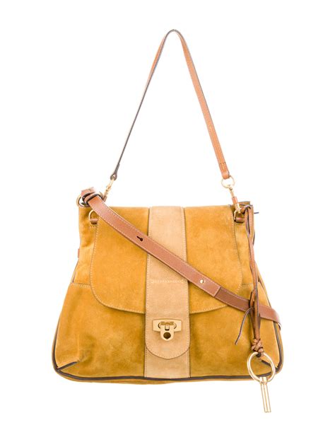 chloe bag suede lexa|Chloé Chloé Medium Lexa Satchel Bag In Brown Suede on SALE .